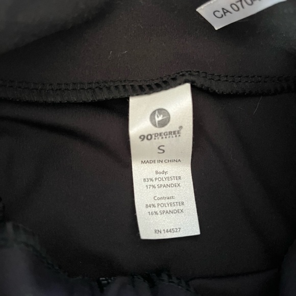 Size small, womens black athletic zip up jacket/sweater. Tight fit. - Picture 2 of 2